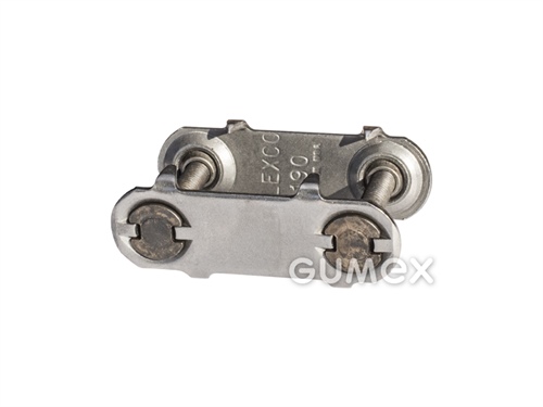 Kupplung für PVC und Gummiförderbänder ELEVATOR 1E, für Trommeldurchmesser 450mm, verzinkter Stahl, 